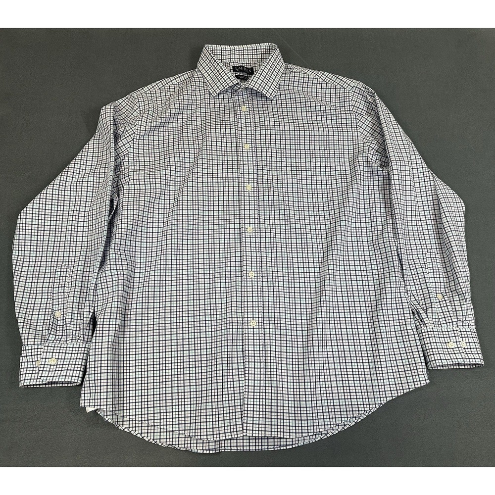 Lauren Ralph Lauren Black Label Mens Dress Shirt Regular Fit Size 17 1/2 34/35